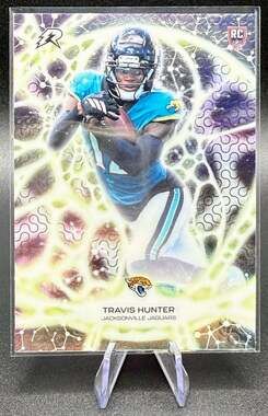 Travis Hunter 2025 Topps Resurgence Protonyx Rookie Card Jacksonville Jaguars
